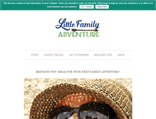 Tablet Screenshot of littlefamilyadventure.com